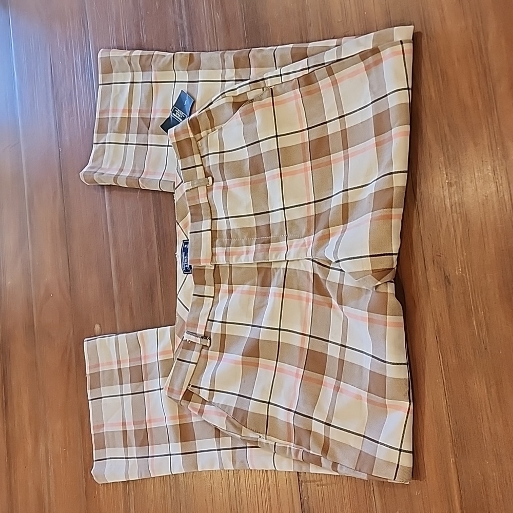 Abercrombie and Fitch Plaid pants.